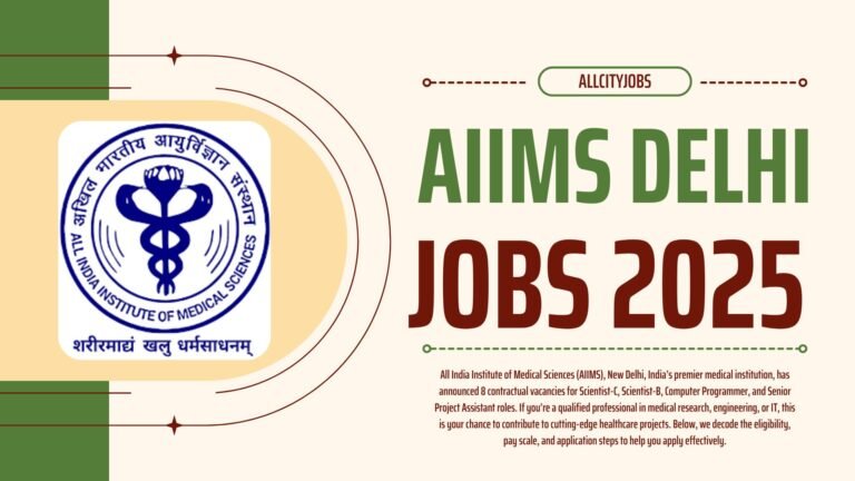 AIIMS Delhi Various Recruitment 2025