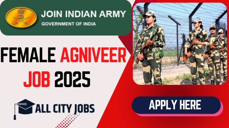 Indian Army Female Agniveer Job 2025