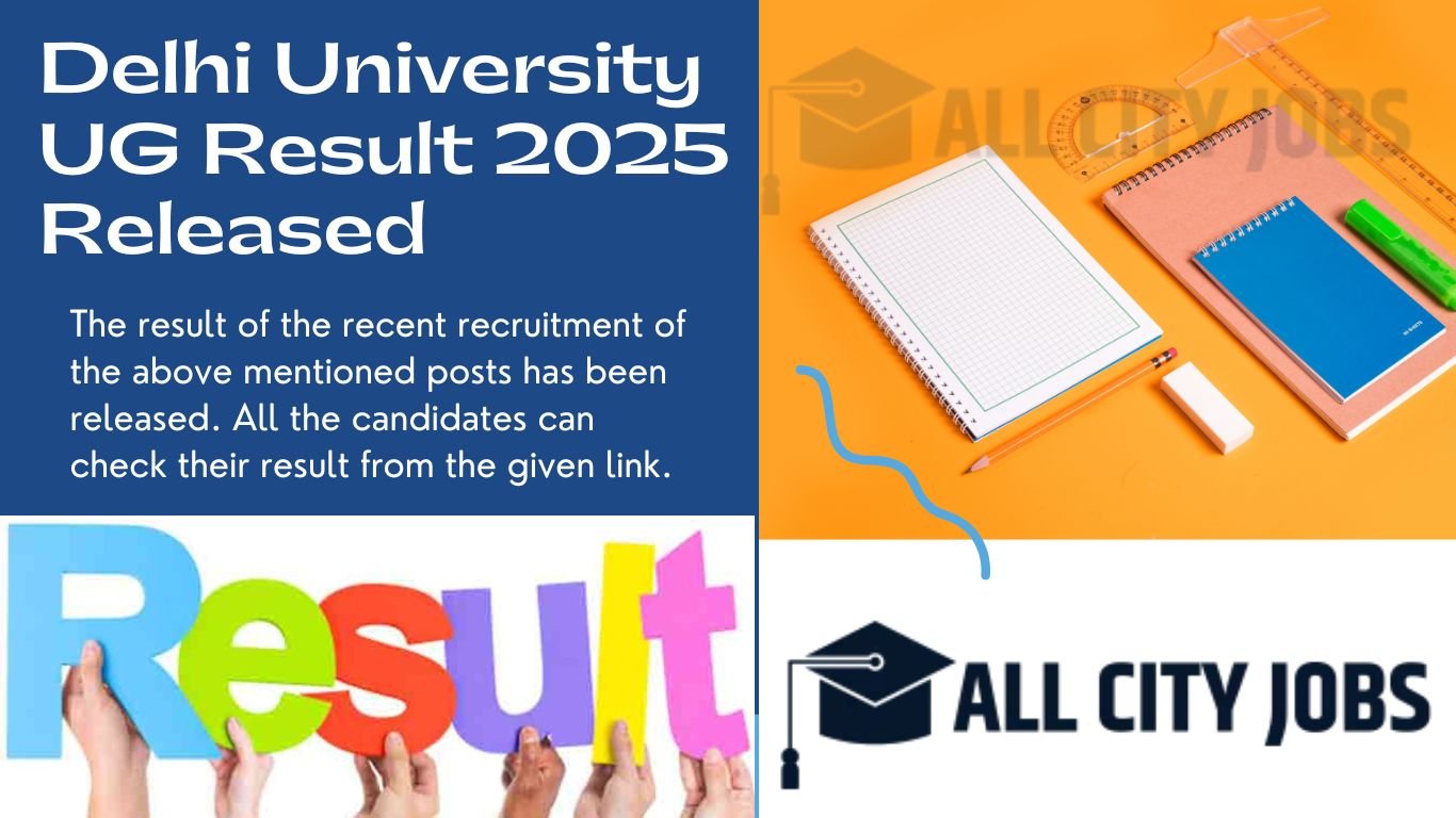 Delhi University UG Result 2025 Released