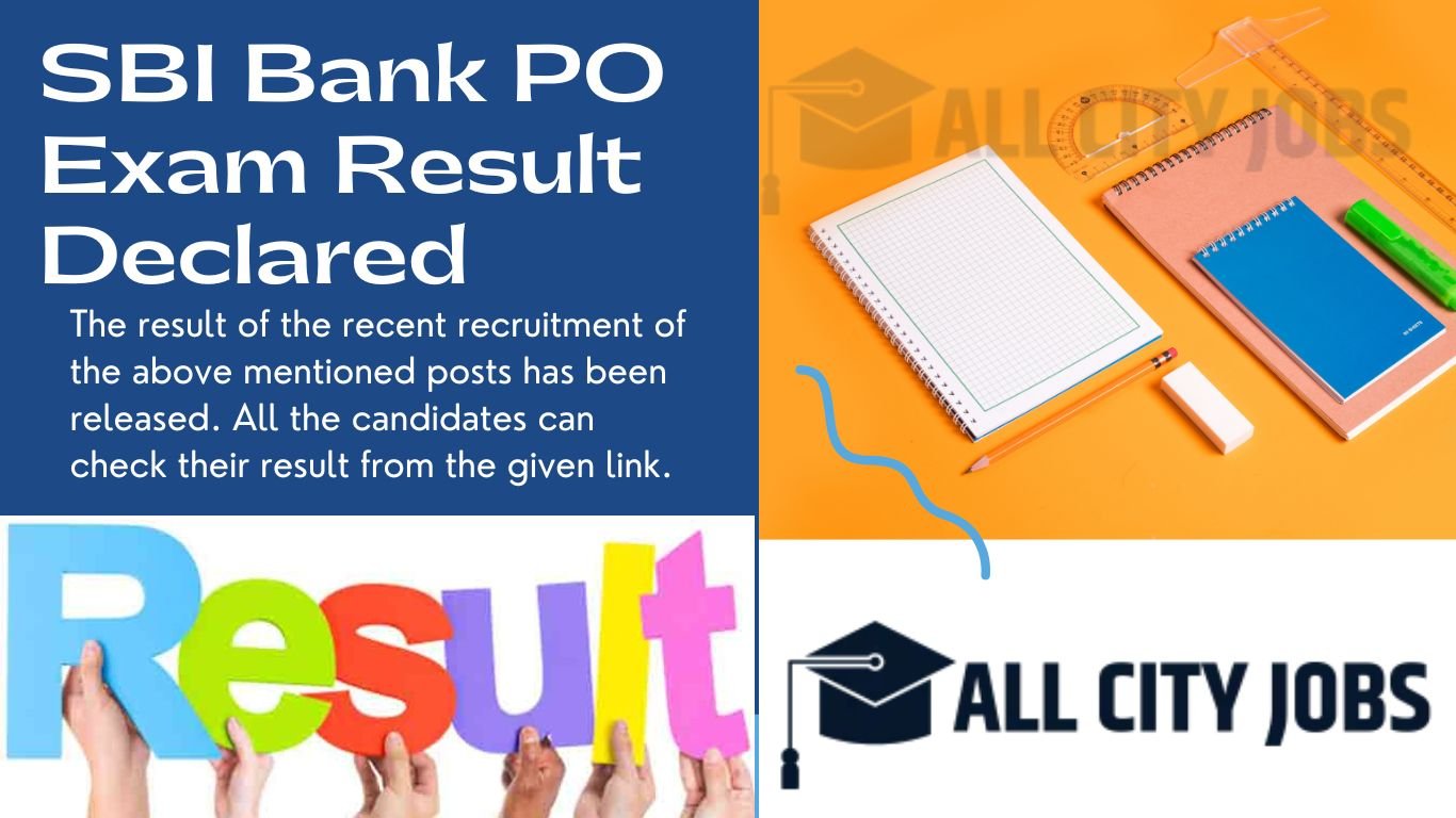 SBI Bank PO Exam Result Declared
