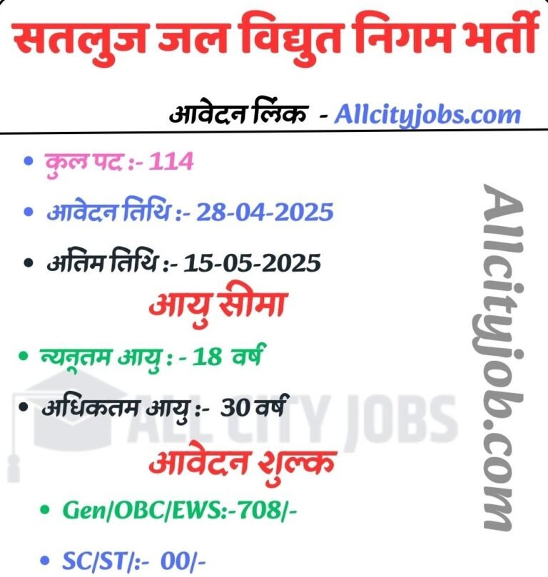SJVN Executive Trainee Vacancy 2025