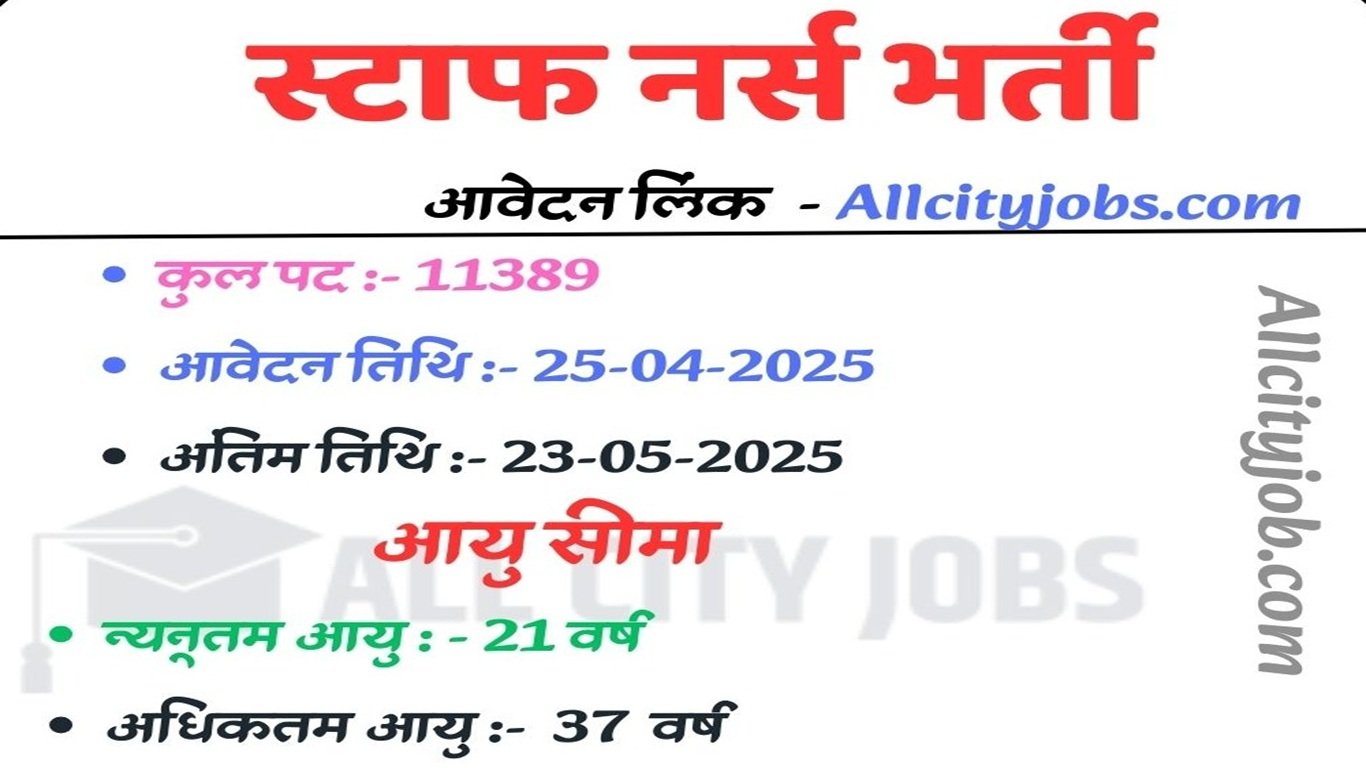 Staff Nurse 11389 Recruitment
